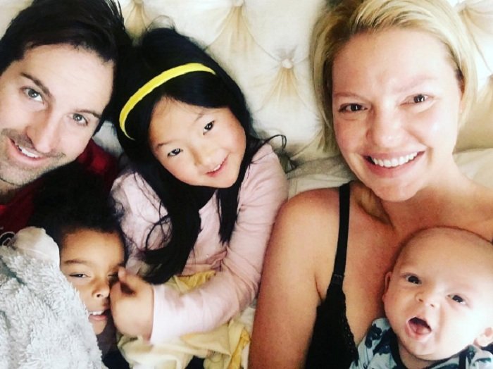 Katherine Heigl's adorable family picture with newborn son