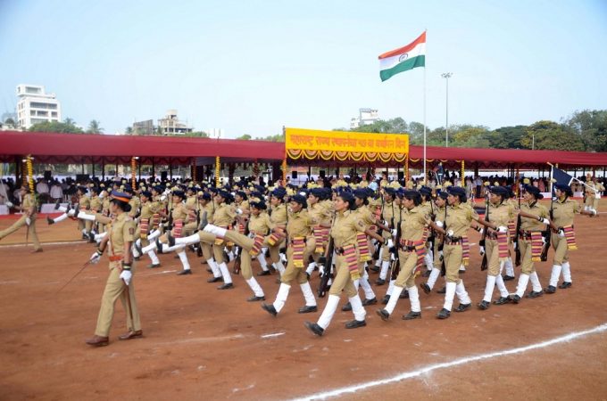 Image result for Ceremonial Parade organized on the occasion of Telangana Formation Day