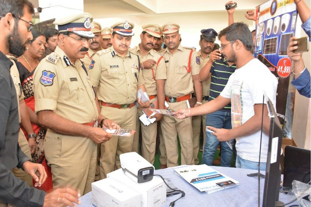 Image result for Director General of Police M Mahender Reddy said Hyderabad police's Community CCTV project 'Nenu Saitham'