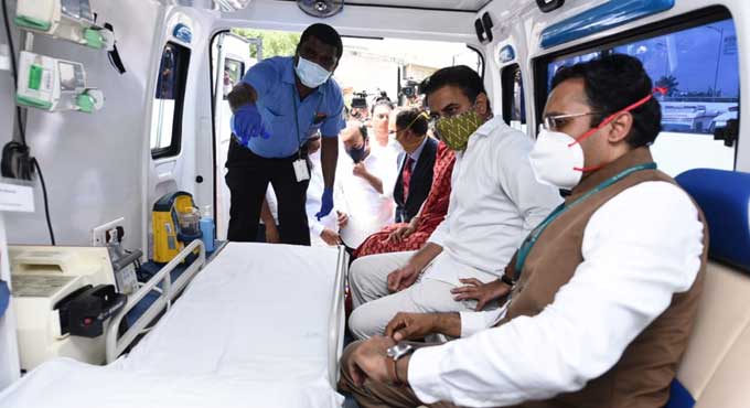 KTR launches trauma care centre, ambulances on ORR-Telangana Today