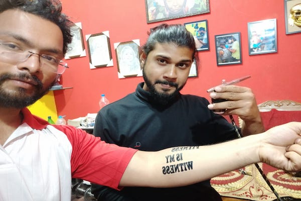 Meet Aron Varma, an expert in miniature tattoos - Telangana Today