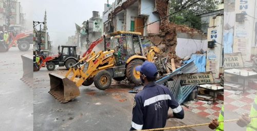 Hyderabad: Two killed and five injured in a building collapse in old city