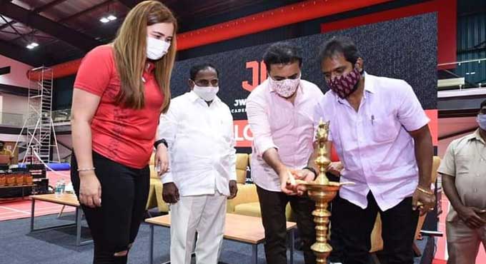 KTR Inaugurates Guttha Jwala Academy of Excellence
