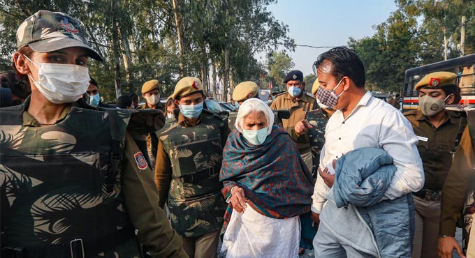 Out to support agitating farmers, Shaheen Bagh’s Bilkis Dadi detained