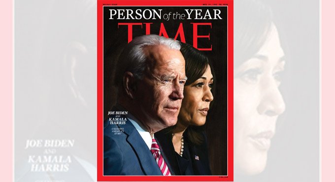 Joe Biden and Kamala Harris named Time ‘Person of the Year’