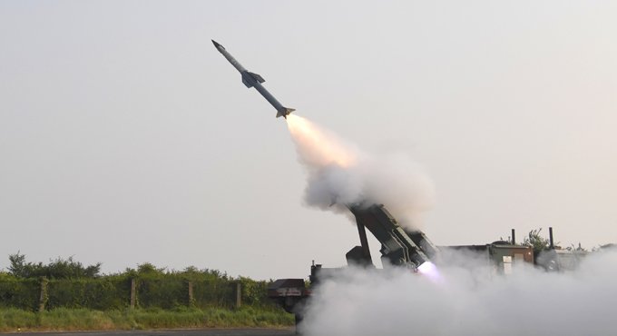 India test-fires medium-range missile off Odisha coast