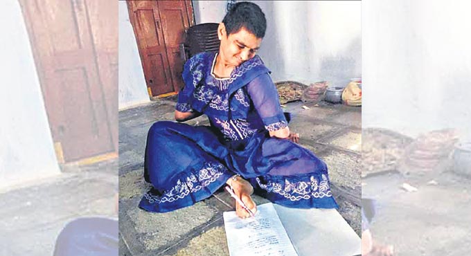 Sircilla Rajeshwari overcomes physical challenges to become a poet