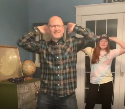 American dances to Indian music like a pro