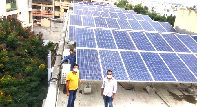Solar rooftop panels