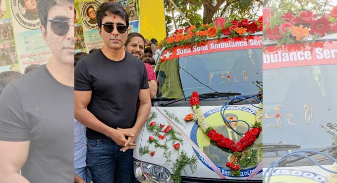 Sonu Sood inspires Hyderabad man to launch free ambulance service