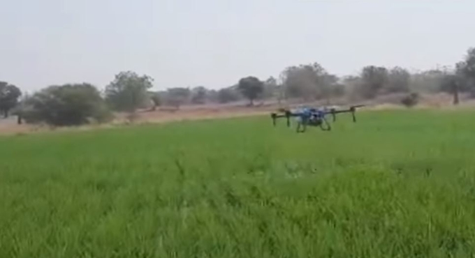 Now, drones for farmers to spray pesticide