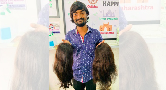 Hyderabad hairstylist spreads smiles to cancer patients - Telangana Today
