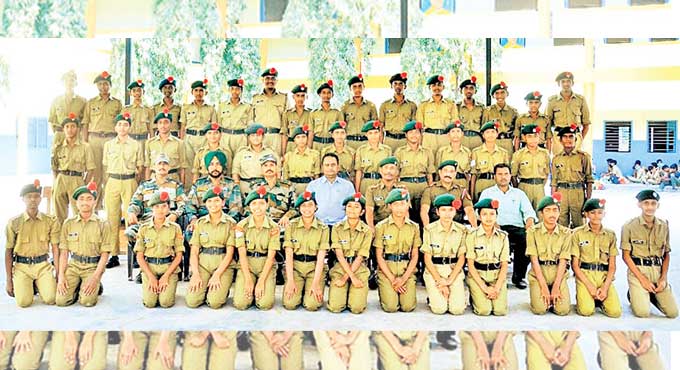 ZP High School: Exam conducted for NCC cadets