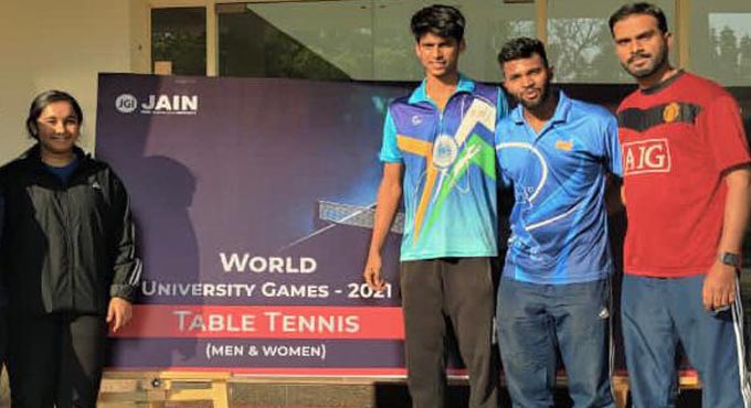 Three Hyderabad paddlers selected for World Universities Games