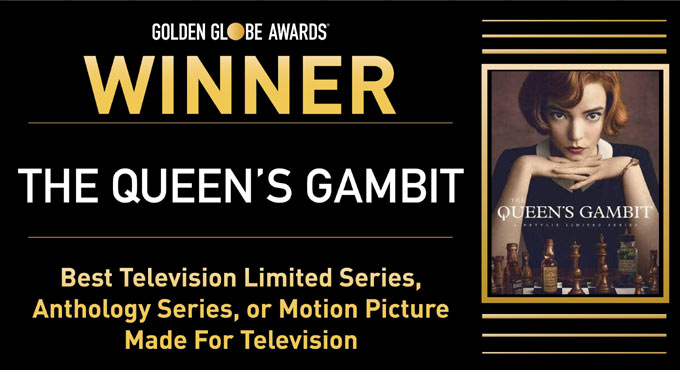 ‘The Queen’s Gambit’ bags two awards at Golden Globes 2021