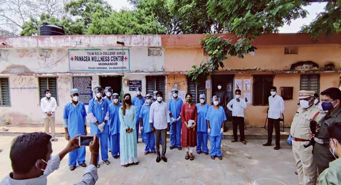 isolation centre at Mannanur