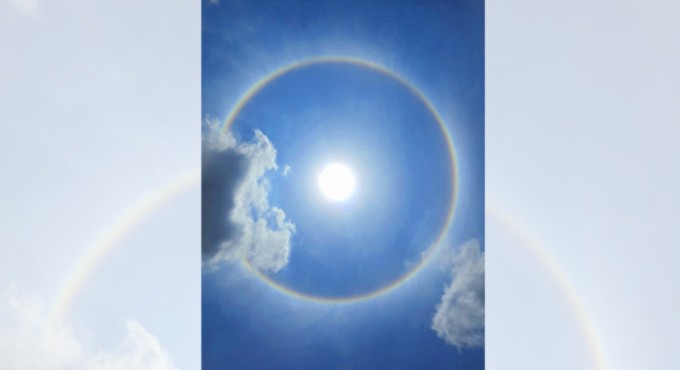 Circular halo – mysteries of the universe
