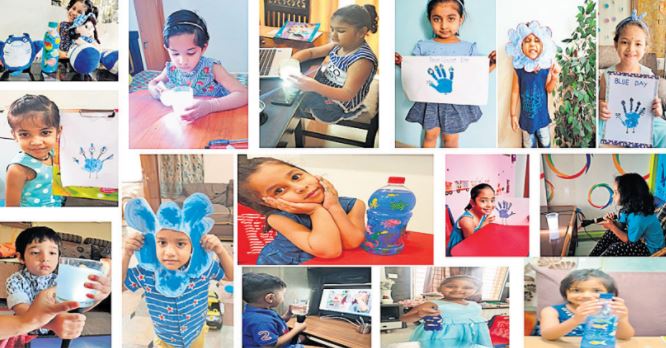 DPS Nacharam: Cool blue day for tiny tots