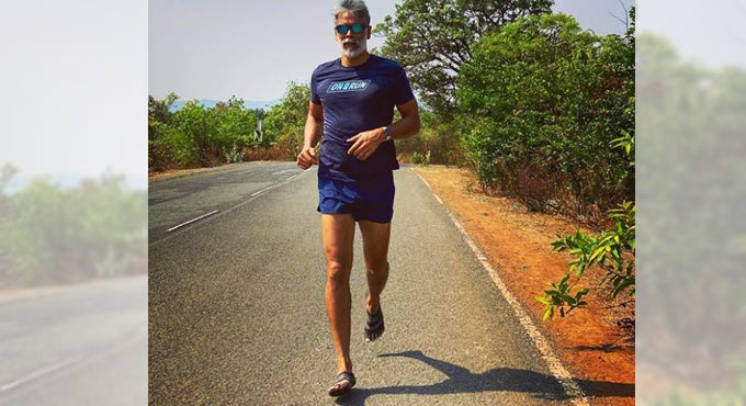 Milind Soman's 76-year-old mother is running marathon in saree | Bollywood  News – India TV