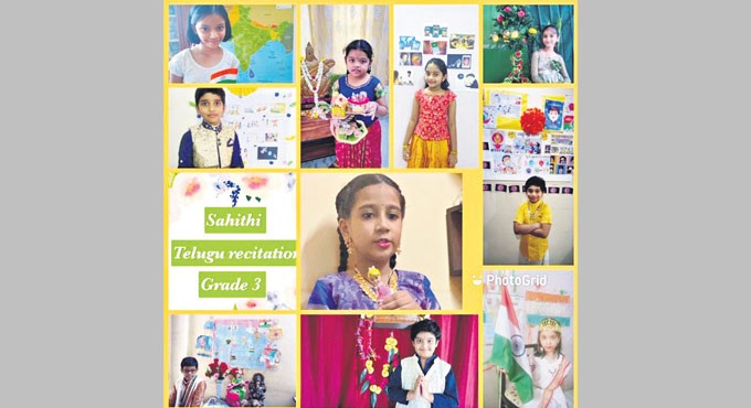 Gitanjali Devashray: Children display recitation skills