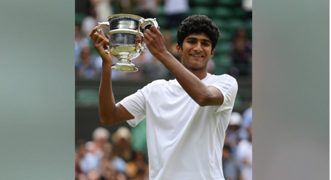 Junior Wimbledon champ has roots in Hyderabad