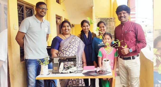 Hyderabadi techie helps Covid-hit families
