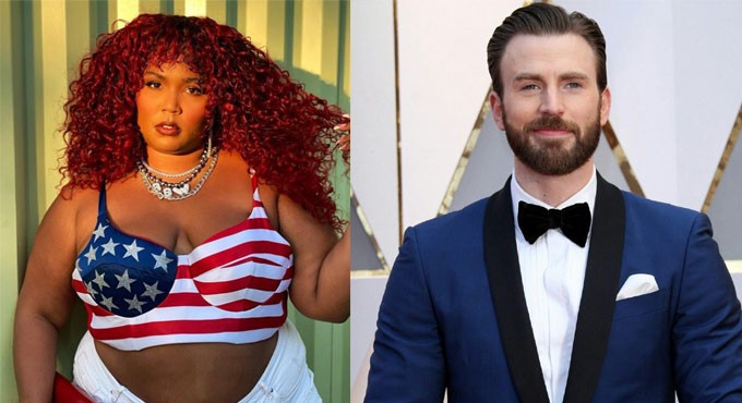 Singer Lizzo wants to do shots off Chris Evans’ chest
