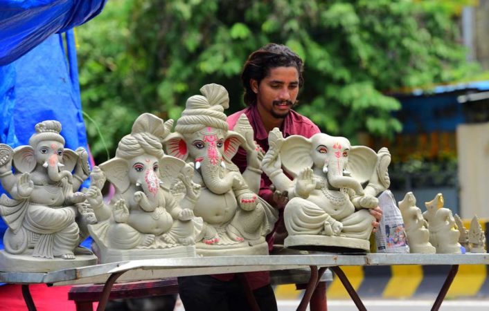 Eco-friendly Ganeshas trending in Hyderabad