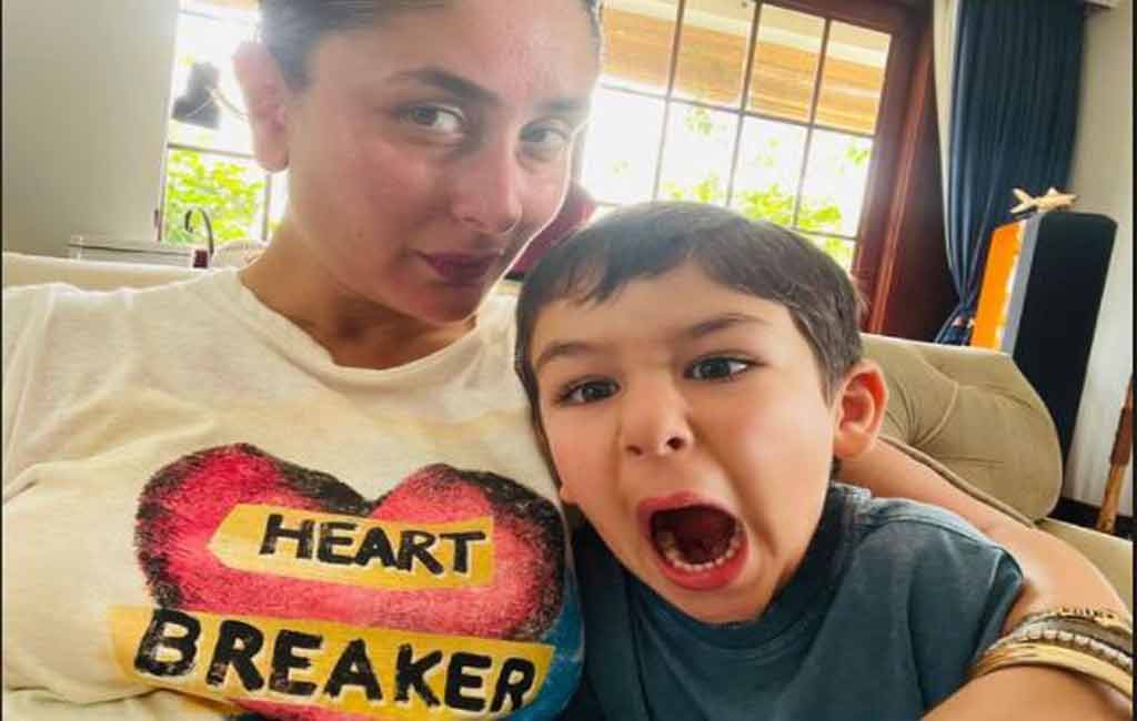 Kareena Kapoor shares the cutest selfie of the day with son Taimur