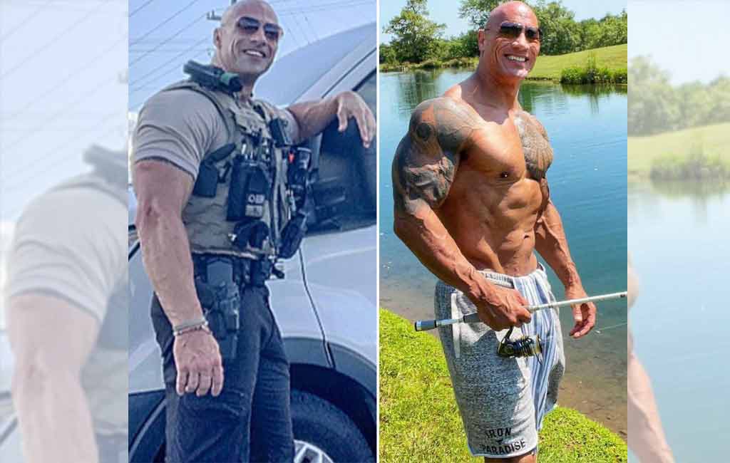 Viral: Dwayne Johnson is stunned by his lookalike cop