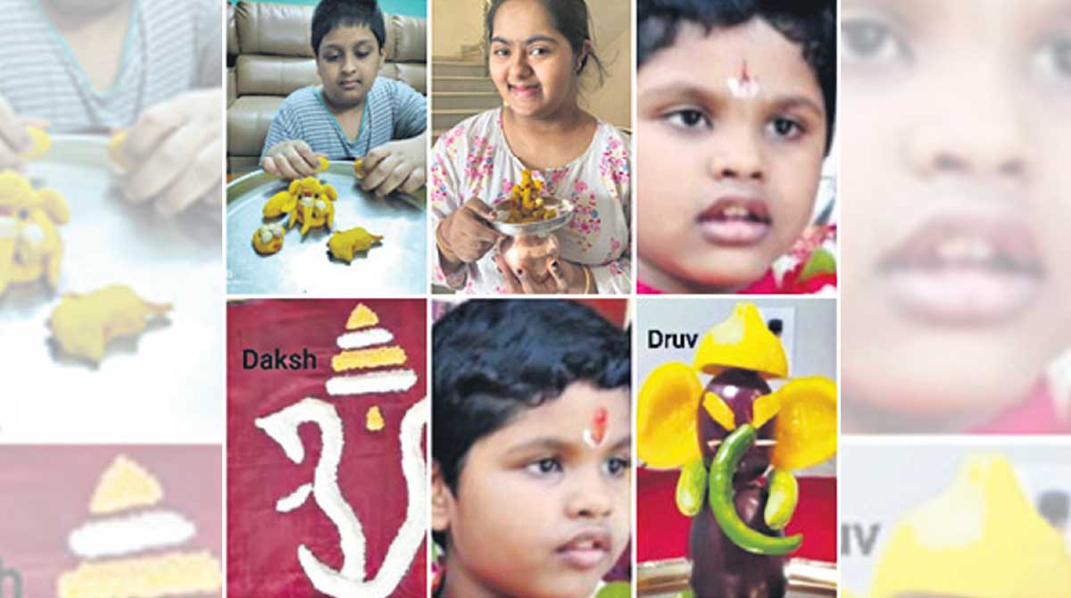 Special kids’ echo for eco-friendly Ganesha