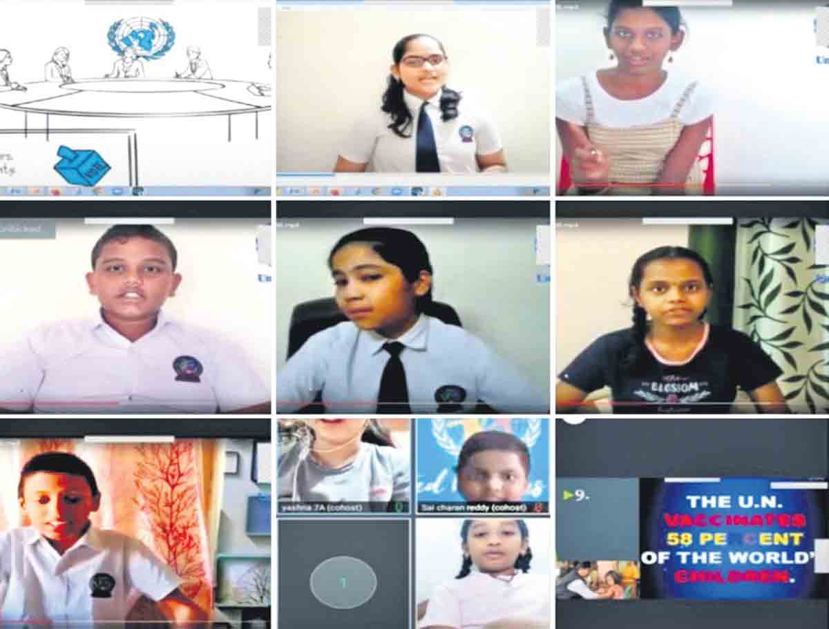Pallavi Aware International School students highlight UN and its roles