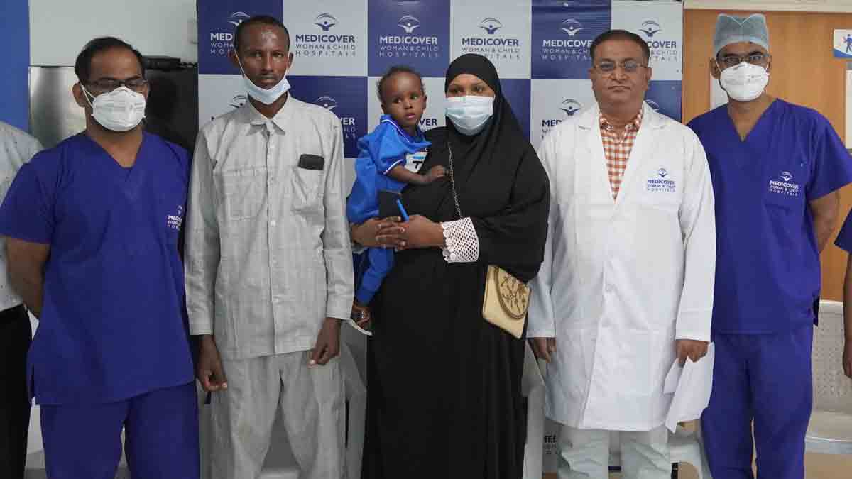 Paediatric surgeons at Medicover perform complicated surgery on Somali baby