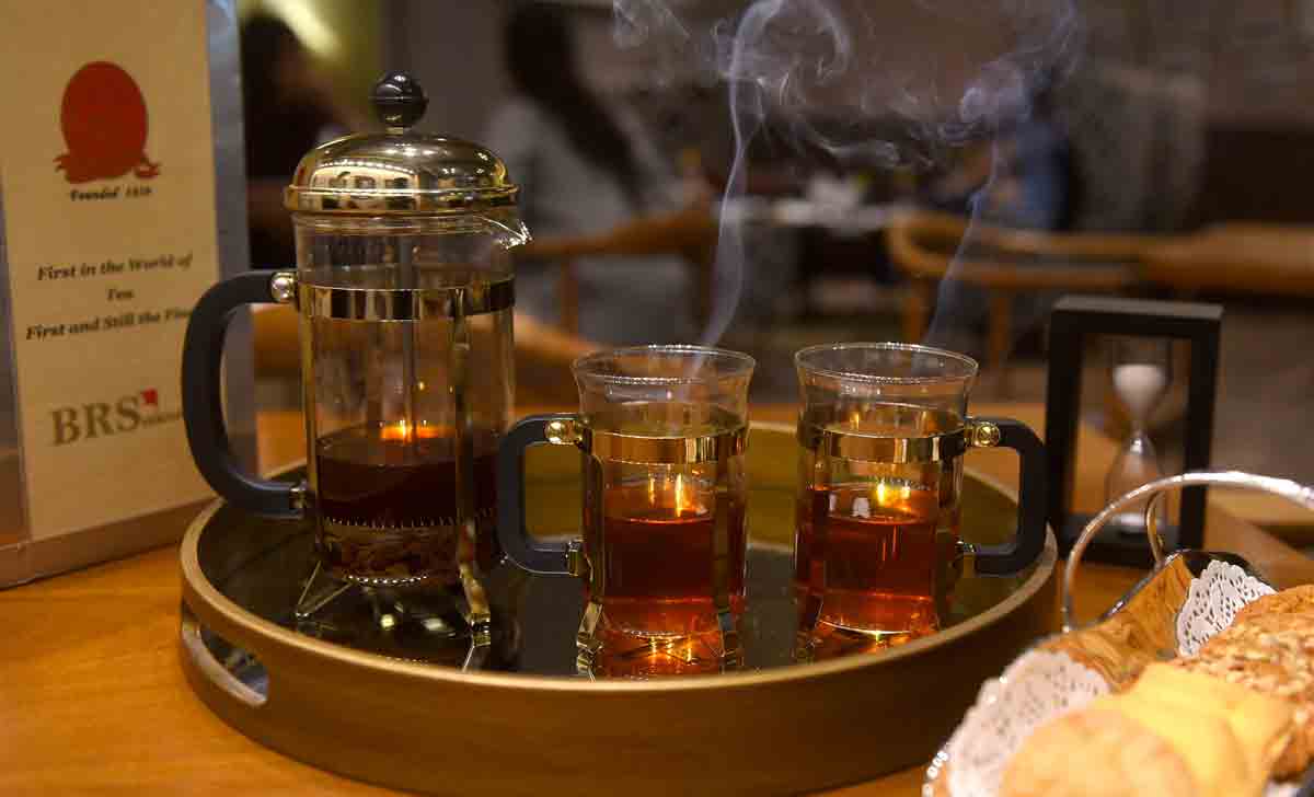 The Cafe Niloufer re-launches Golden Tips Tea, priced at Rs 1,000.