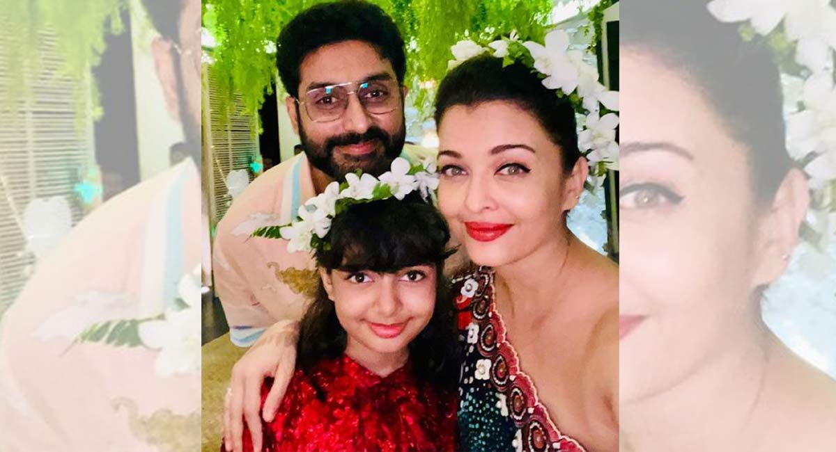 Aishwarya shares a glimpse from her b’day featuring Abhishek, Aaradhya