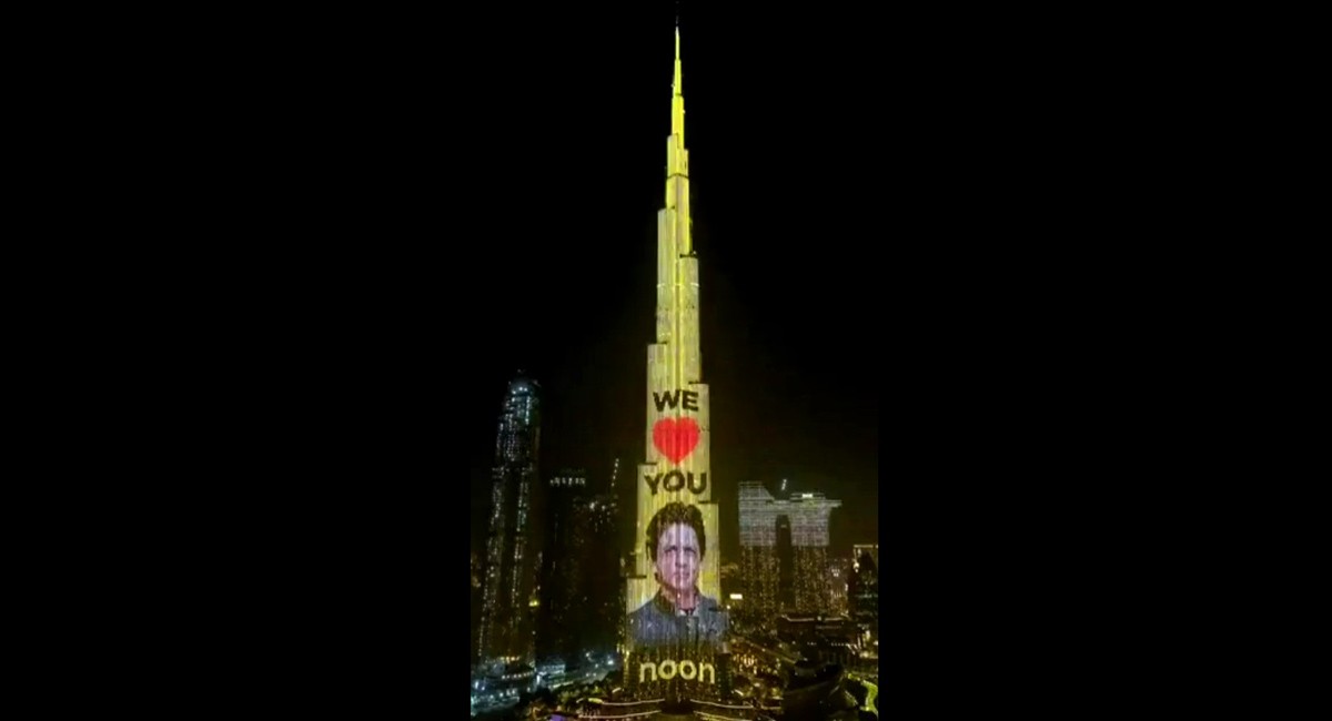 ‘We love you’ : Dubai’s Burj Khalifa honours SRK on his 56th birthday