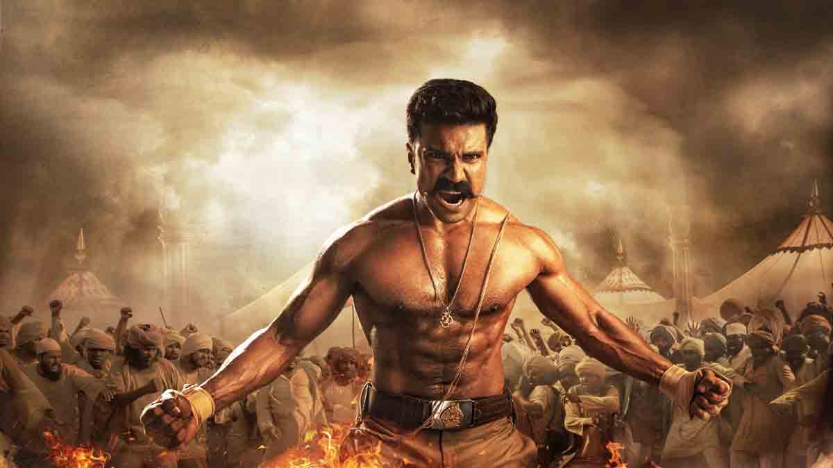Ram Charan's new poster from 'RRR' is all muscle and action-Telangana Today