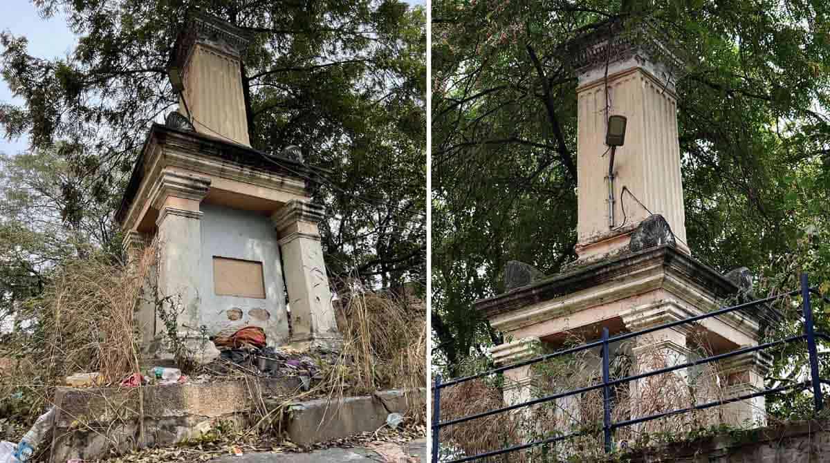 Captain Davidson’s tomb in Secunderabad lies derelict