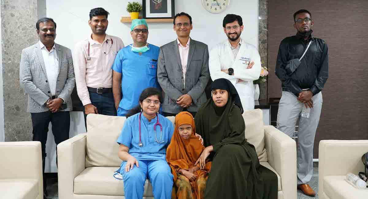 Hyderabad: Doctors at Yashoda Hospitals save life of five-year-old Somalian girl with rare kidney cancer
