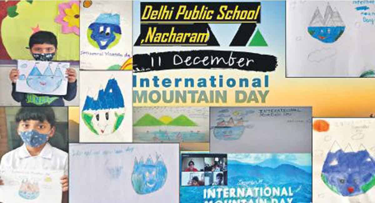 DPS Nacharam observes International Mountain Day