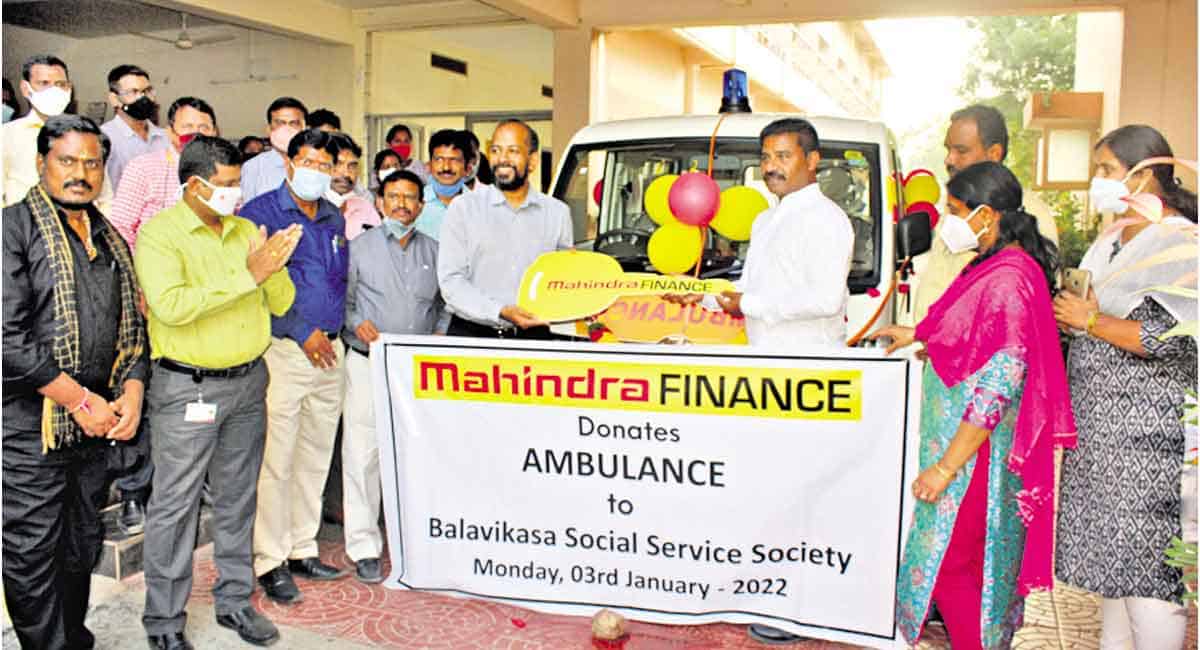 Warangal: Bala Vikasa launches ambulance service for Covid patients