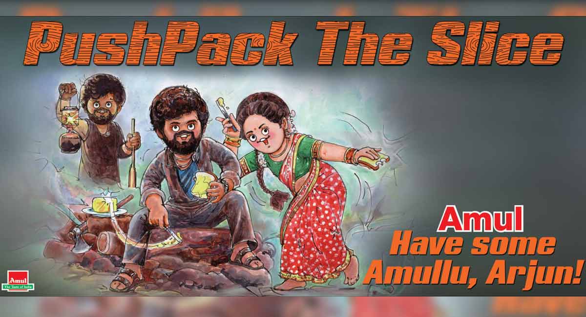 Now, Pushpa-inspired Amul Ad