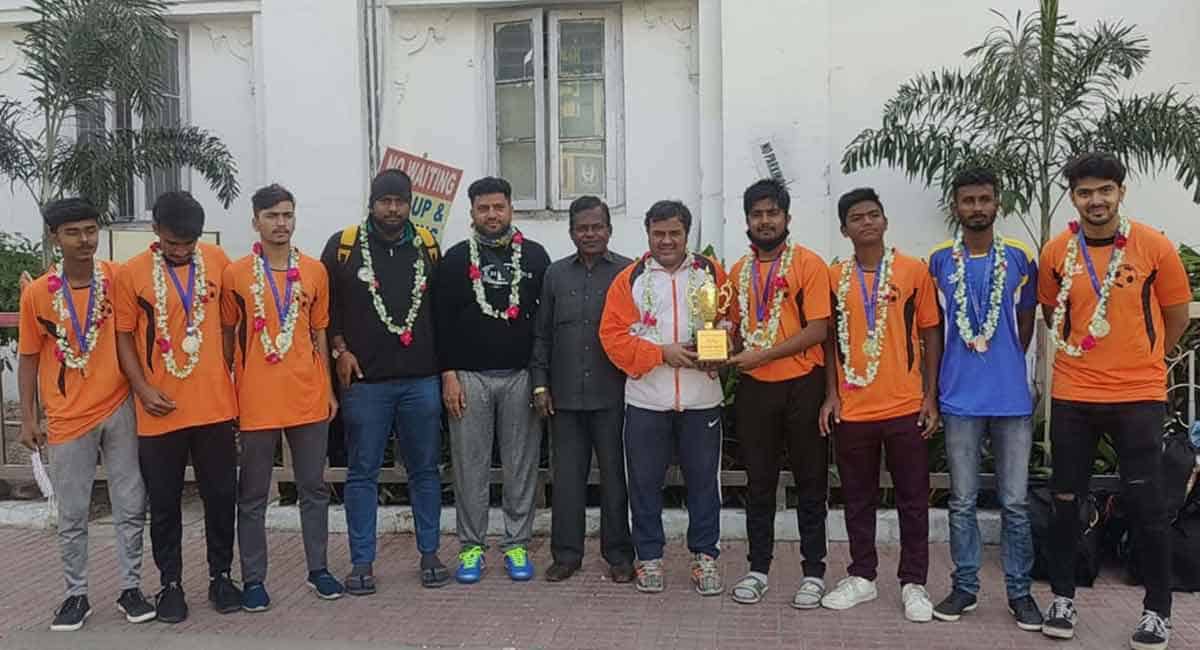 Telangana football team finish 2nd in Indo-Nepal inter-state championship