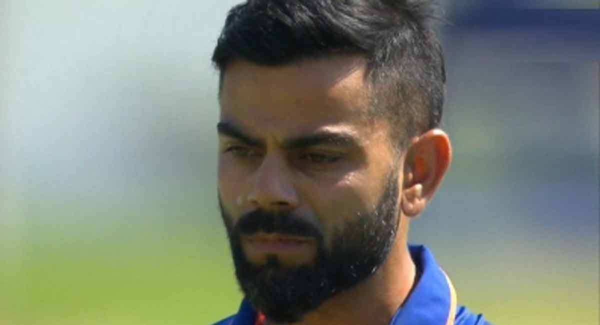 Ind vs SA: Kohli brutally trolled for 'chewing gum' during national anthem  - Telangana Today
