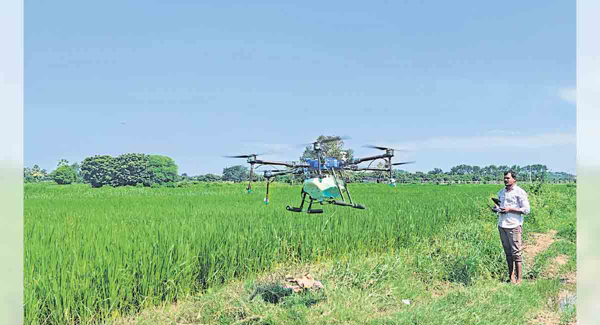 PJTSAU plans course on drone use in agriculture