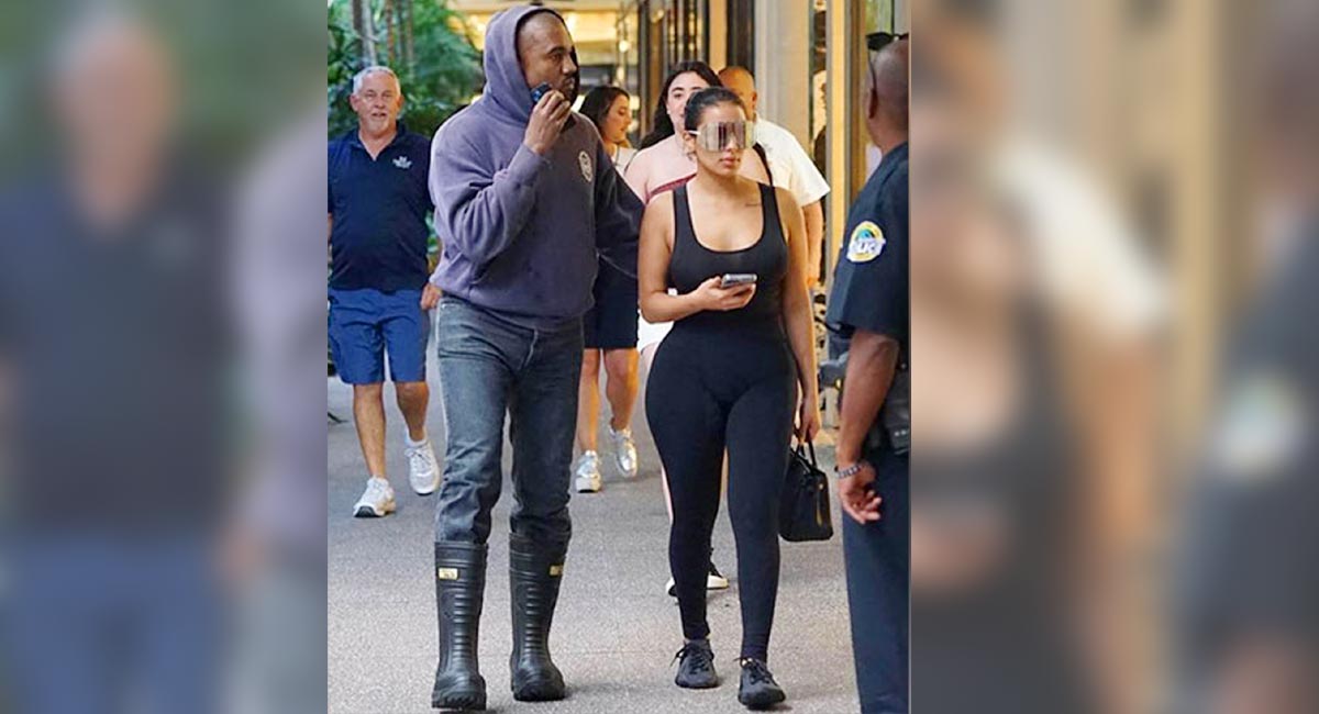 Kanye West spotted shopping out with Kim Kardashian look-alike