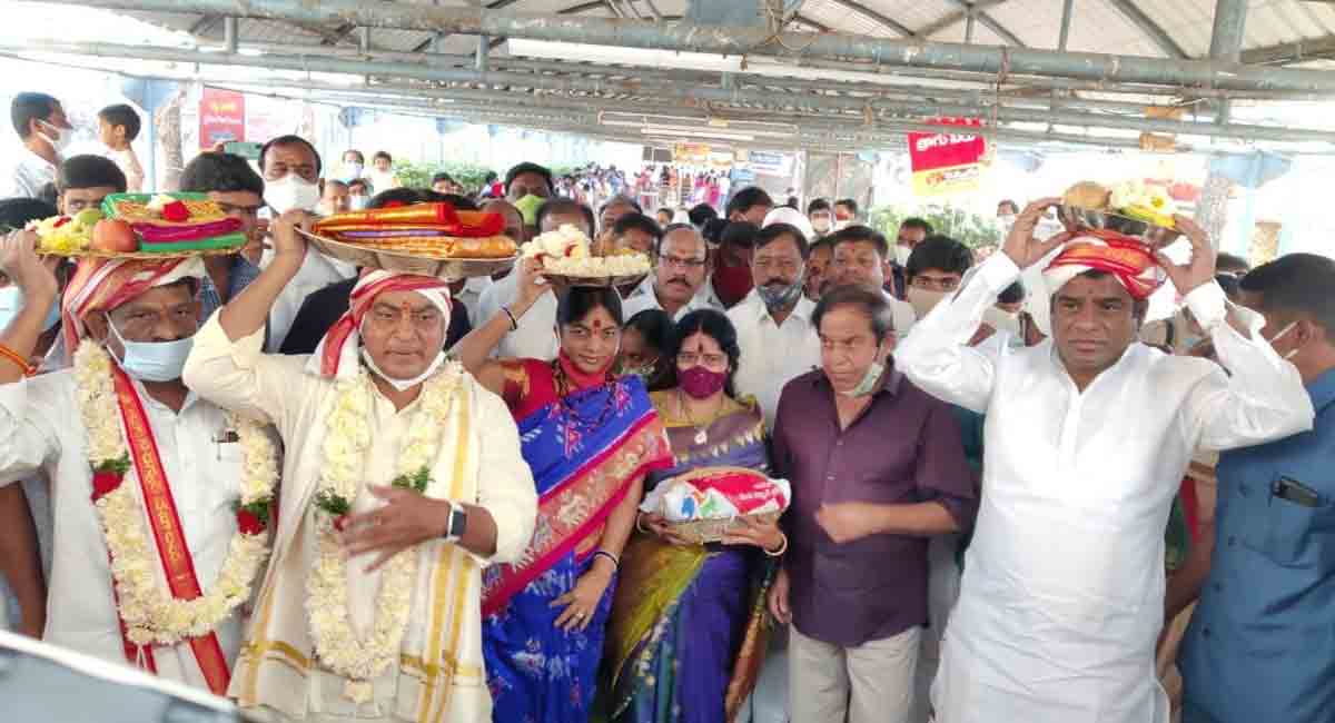 Vasantha Panchami celebrated in Nirmal