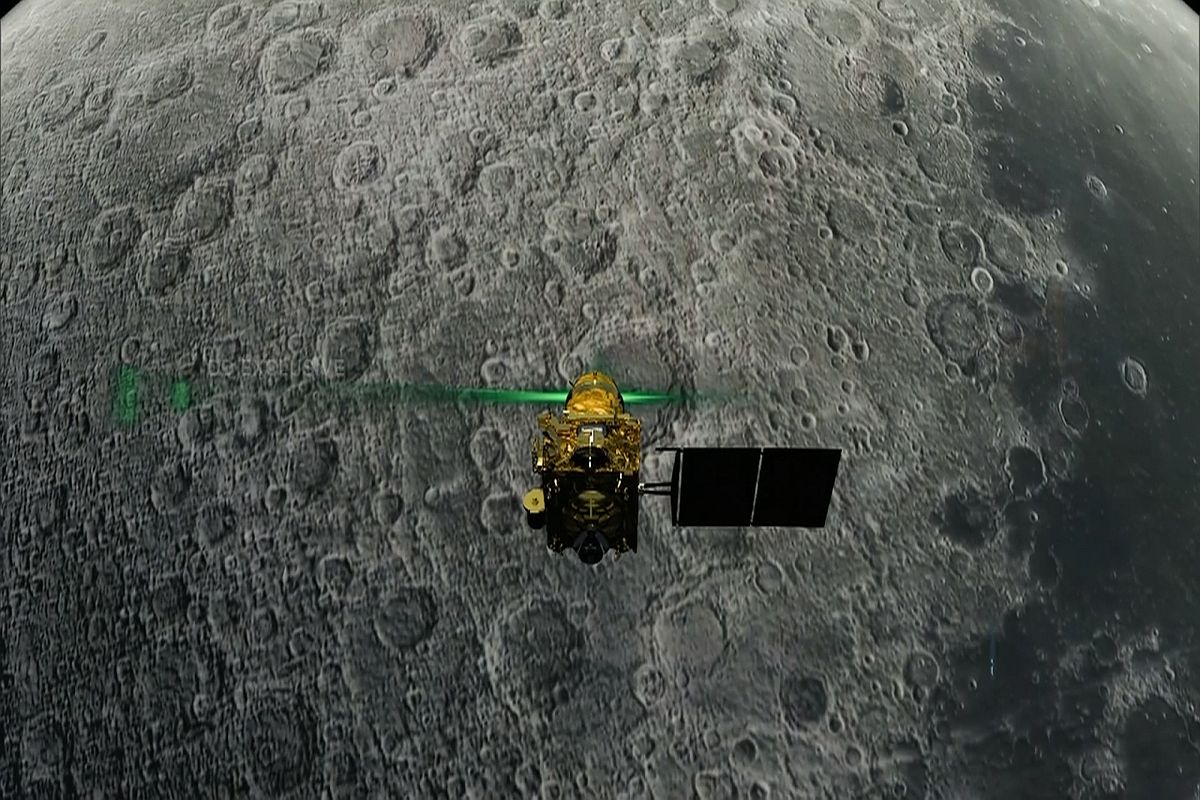 Distribution of Argon-40 on Moon