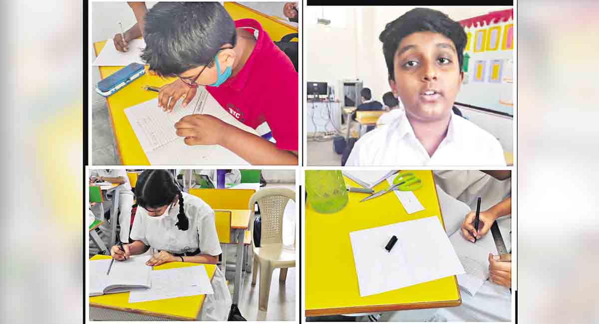 Math activities mark Pi Day at DPS, Nadergul