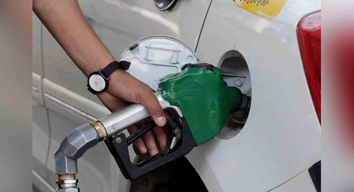 Petrol prices go up again, costs Rs.113.61 in Hyderabad on Tuesday